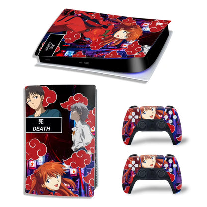 New Anime PS5 Digital Skin Sticker Decal Cover for Console and 2 Controllers Vinyl Skins