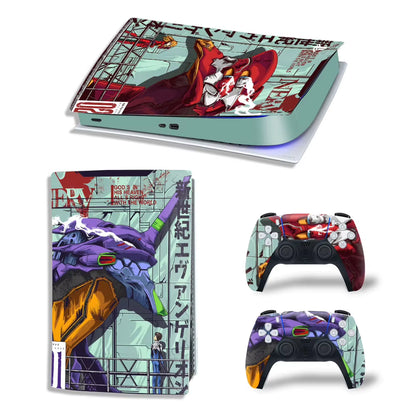 New Anime PS5 Digital Skin Sticker Decal Cover for Console and 2 Controllers Vinyl Skins