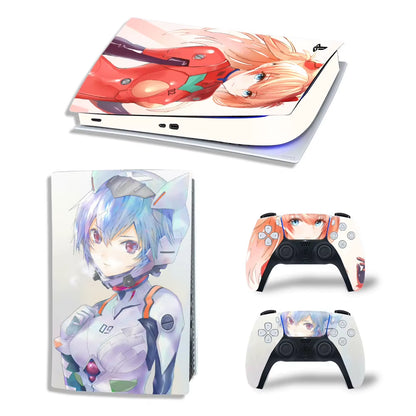 New Anime PS5 Digital Skin Sticker Decal Cover for Console and 2 Controllers Vinyl Skins