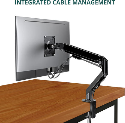 Monitor Desk Mount - Single Monitor Arm Stand for 15" to 30" Computer Screens (Within 4.4-19.8 Lbs), Monitor Mount Stand with Clamp, VESA Mount 75X75Mm or 100X100Mm